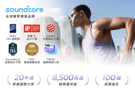 AeroFit 2 Pro 開放式降噪耳機 | 全球首創5段調節耳掛，一撥切換你與世界的距離