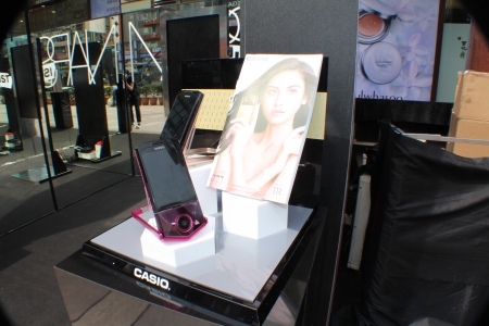 CASIO X NARS co-branded channel trial event