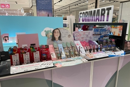 K-Palette launches into department stores and develops Taiwan market with ForiMart, the cosmetics channel of PEGAVISION Group.